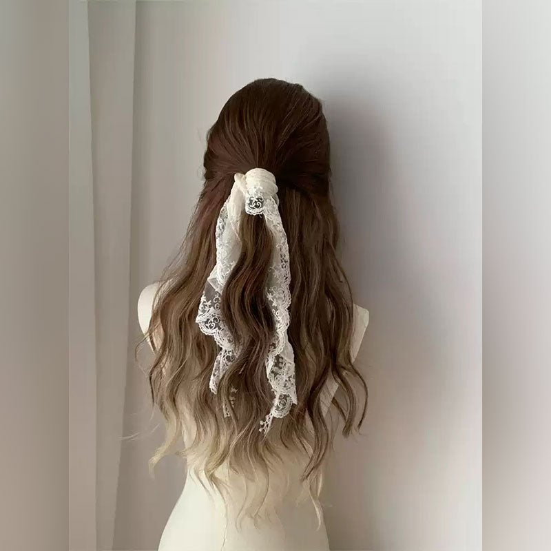 Lemailwig Brown Gradient Curly Front Lace Wig - lemailwigs