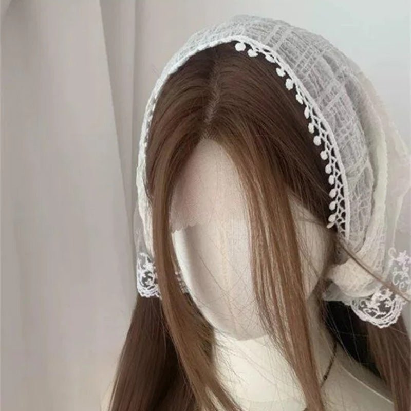 Lemailwig Brown Long Straight Front Lace Wig - lemailwigs