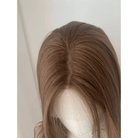 Lemailwig Brown Long Straight Front Lace Wig - lemailwigs