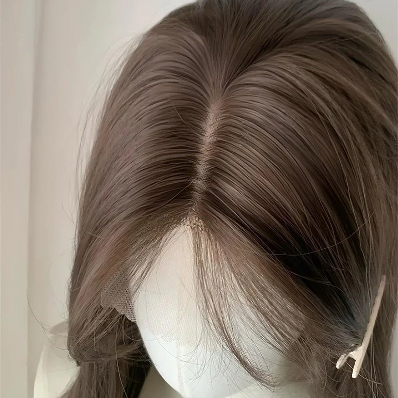 Lemailwig Cold Brown Long Front Lace 60cm Wig - lemailwigs