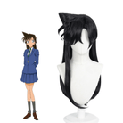 Lemailwig Detective Conan Ran Mouri Black Long Cosplay Wig - lemailwigs