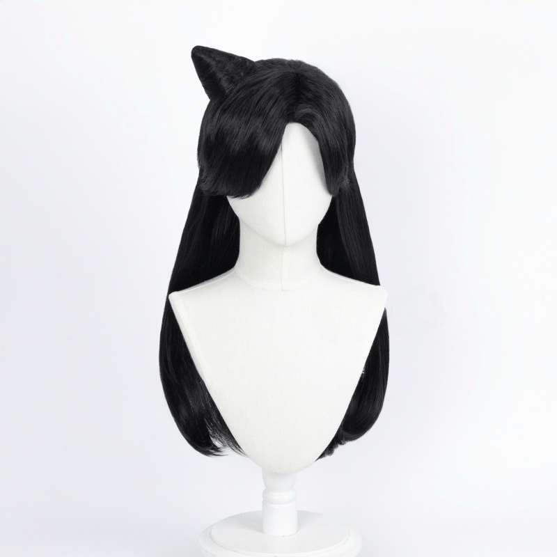 Lemailwig Detective Conan Ran Mouri Black Long Cosplay Wig - lemailwigs
