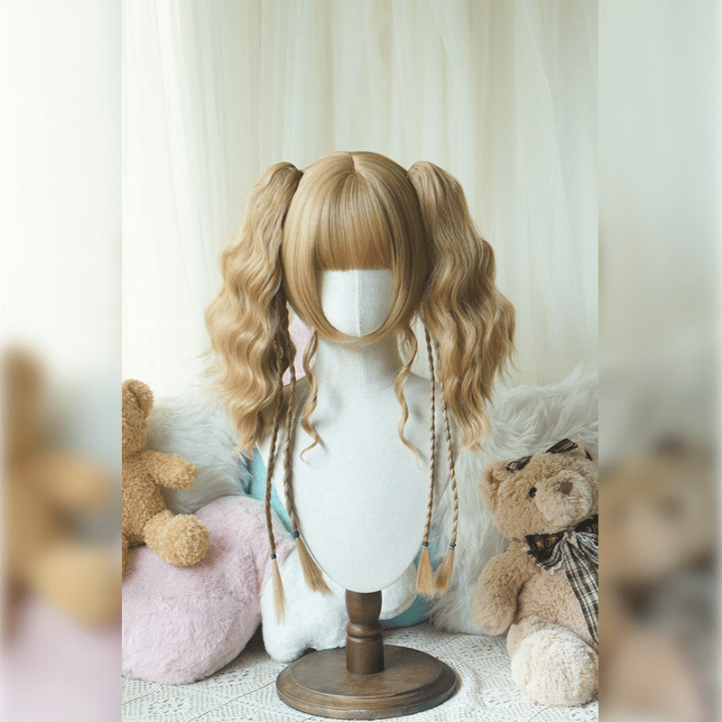 Lemailwig Double Braids Lolita Wig Goth Candy Tones - lemailwigs