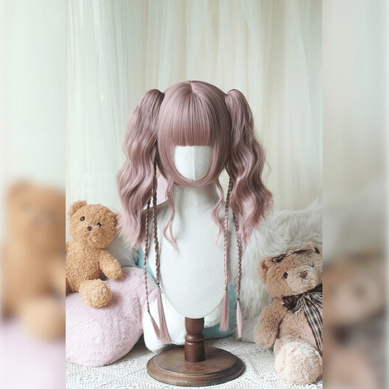 Lemailwig Double Braids Lolita Wig Goth Candy Tones - lemailwigs