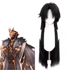 Lemailwig Genshin Impact Capitano Black Cosplay Wig - lemailwigs