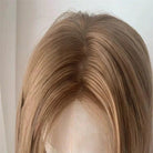 Lemailwig Gold Brown Straight Long Front Lace 55/70cm Wig - lemailwigs
