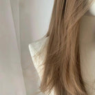 Lemailwig Gold Brown Straight Long Front Lace 55/70cm Wig - lemailwigs