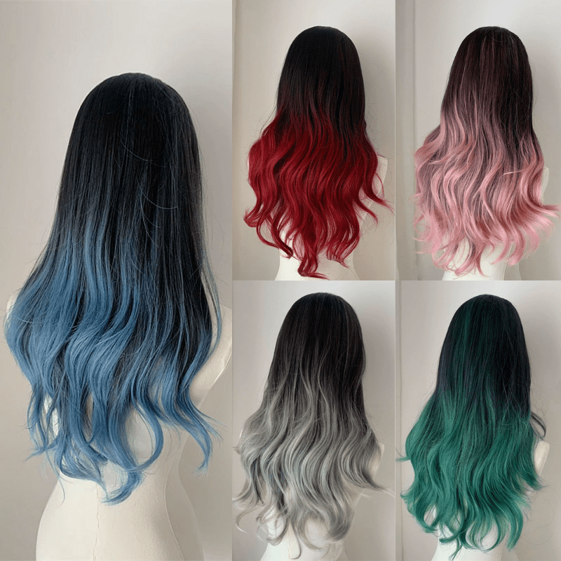 Lemailwig Gradient Color Straight Front Lace Wig - lemailwigs