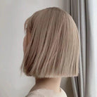 Lemailwig Gray Brown Short Front Lace 30cm Wig - lemailwigs