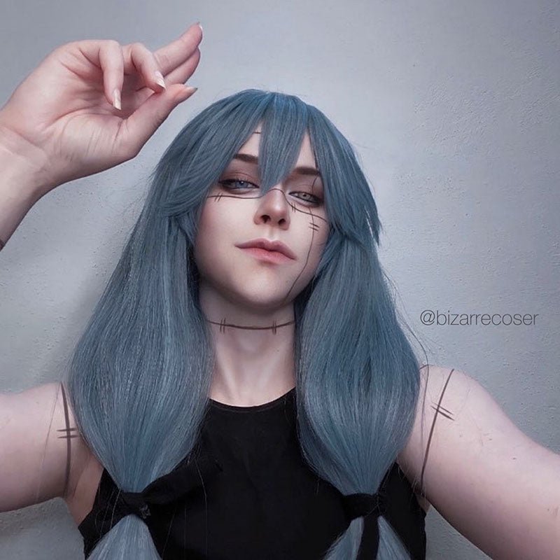 Lemailwig Jujutsu Kaisen Mahito Lake Blue Halloween Cosplay Wigs - lemailwigs