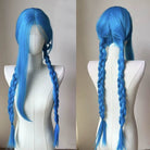 Lemailwig LOL Jinx 100cm Long Blue Color Straight Lace Wig - lemailwigs