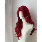 Lemailwig Mera Red Curls Long Lace Wig - lemailwigs