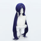 Lemailwig MiSide Mita Cosplay Costume And Deep Blue Long Wig - lemailwigs
