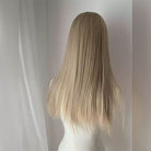 Lemailwig Pale Gold Straight Front Lace Wig - lemailwigs