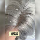 Lemailwig Silver Curly Front Lace 65cm Wig - lemailwigs