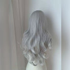 Lemailwig Silver Curly Front Lace 65cm Wig - lemailwigs