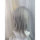 Lemailwig Sliver Grey White Cool Short Front Lace Wig - lemailwigs