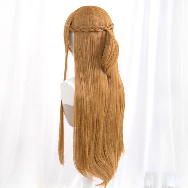 Lemailwig Sword Art Online Asuna Kirito Cosplay Wig - lemailwigs