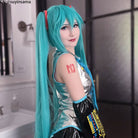 【48HR SHIP】Lemailwig Hatsune Miku Green Double Ponytail Blue 110cm Long Cosplay Wig - lemailwigs