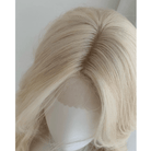 Lemailwig White Gold Long Curly Front Lace Wig - lemailwigs