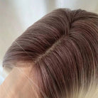 Lemailwig White Mix Black Gradient Straight Long Front Lace 65cm Wig - lemailwigs