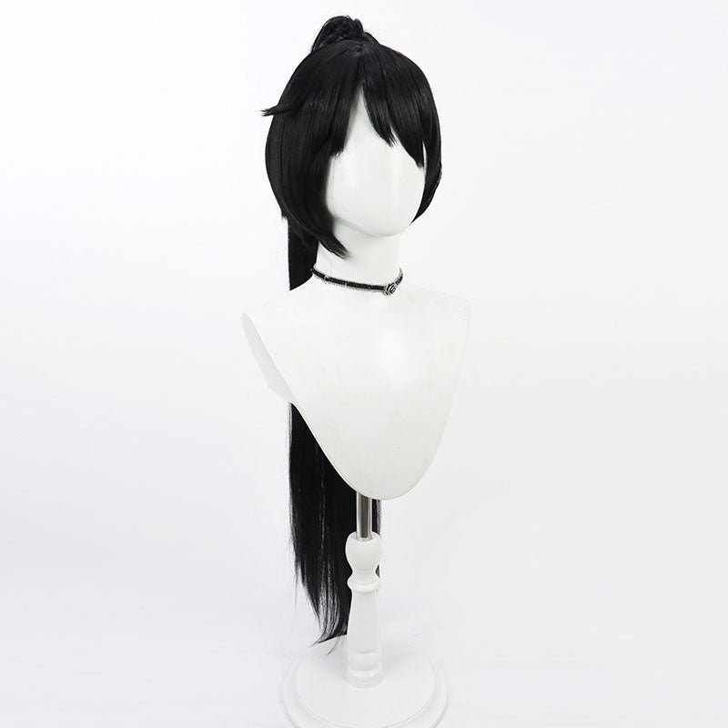 Library Of Ruina Carmen Black Cosplay Wig - lemailwigs