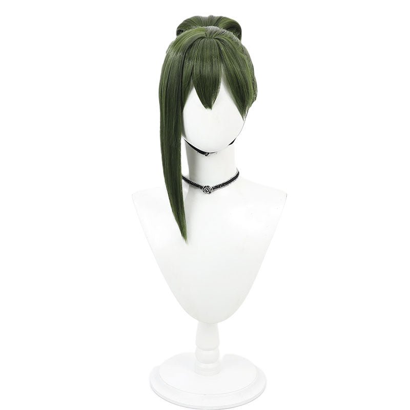 Library Of Ruina Netzach Green Long Cosplay Wig - lemailwigs