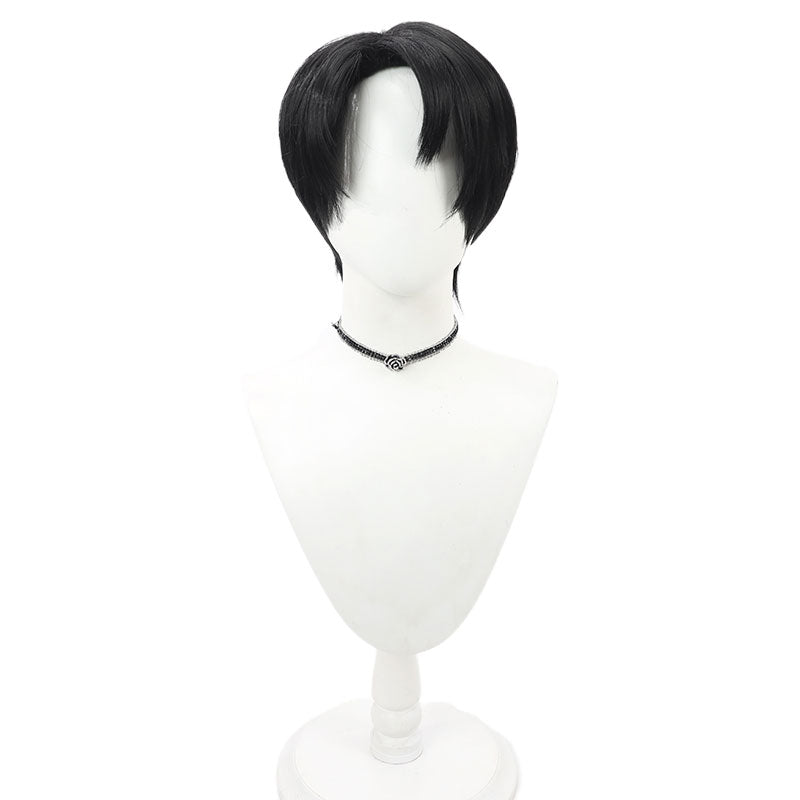 Library of Ruina Roland Black Short Cosplay Wig - lemailwigs