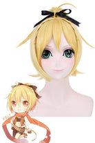 Life in A Different World From Zero Felt Yellow Blonde Braid Cosplay Wigs - lemailwigs