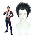 LOL Arcane Jayce Short Black Cosplay Wig - lemailwigs