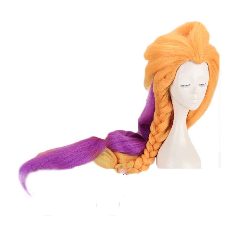 LOL Aspect of Twilight Zoe Purple Mixed Yellow Cosplay Wigs - lemailwigs