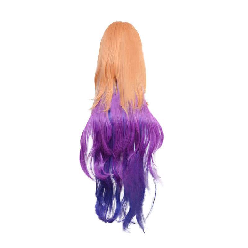 LOL Aspect of Twilight Zoe Purple Mixed Yellow Cosplay Wigs - lemailwigs