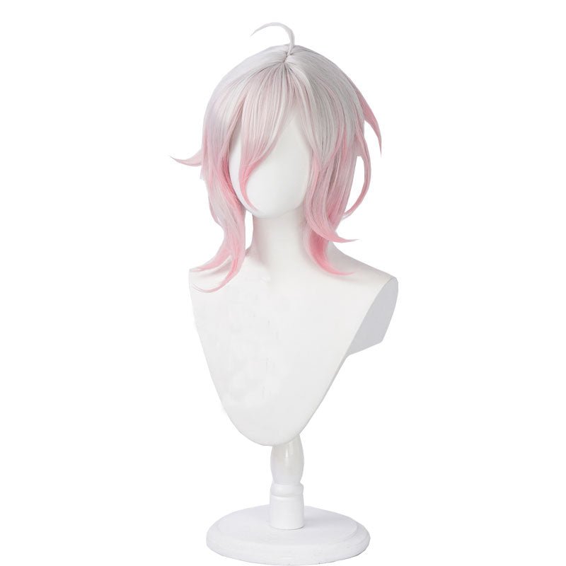 LOL Briar Short White Gradient Pink Cosplay Wig - lemailwigs