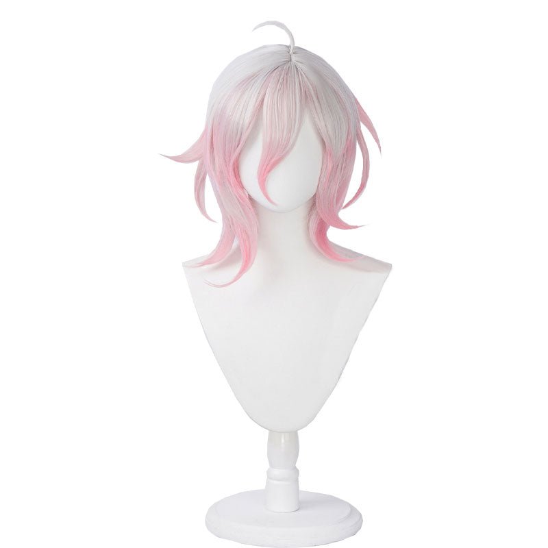 LOL Briar Short White Gradient Pink Cosplay Wig - lemailwigs
