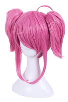 LOL Champion Lux Pink Ponytail Wigs Medium Long Straight Cosplay Party Wigs - lemailwigs