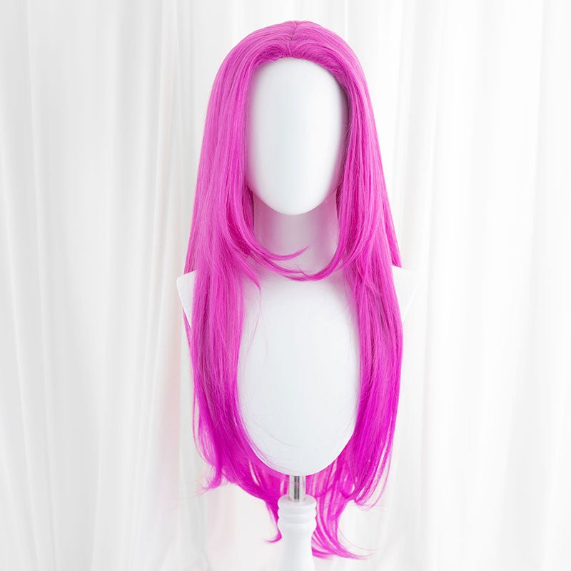 LOL Heartsteel Alune Dark Pink Gradient Purple Cosplay Wig - lemailwigs