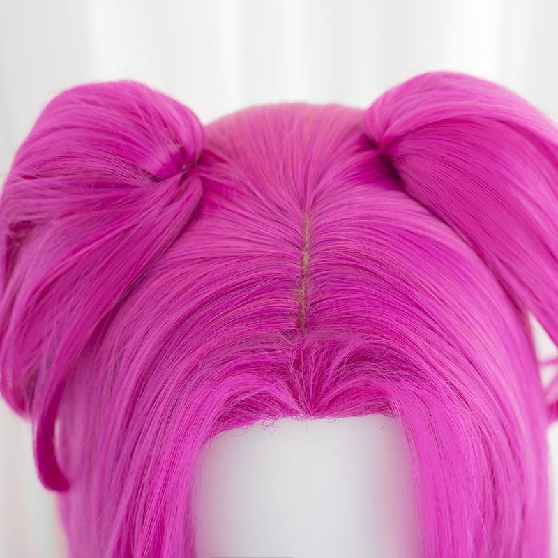 LOL Heartsteel Alune Dark Pink Gradient Purple Cosplay Wig - lemailwigs