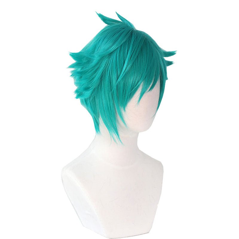 LOL Heartsteel Aphelios Blue Green Cosplay Wig - lemailwigs