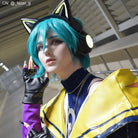 LOL Heartsteel Aphelios Blue Green Cosplay Wig - lemailwigs