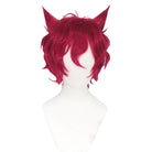 LOL Heartsteel Sett Wine Red Curly Cosplay Wig - lemailwigs