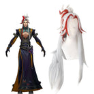 LOL Heartsteel Yone Grey Mixed Red Cosplay Wig - lemailwigs