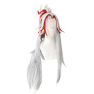 LOL Heartsteel Yone Grey Mixed Red Cosplay Wig - lemailwigs