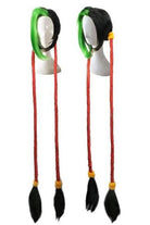LOL Jinx Firecracker Black Green Super Long Ponytail Loose Cannon Loli Anime Cosplay Wigs - lemailwigs