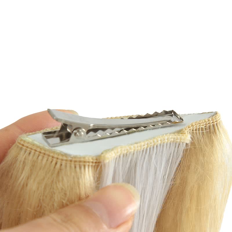 LOL KDA Ahri Long Straight Blonde Cosplay Wigs With Ears - lemailwigs