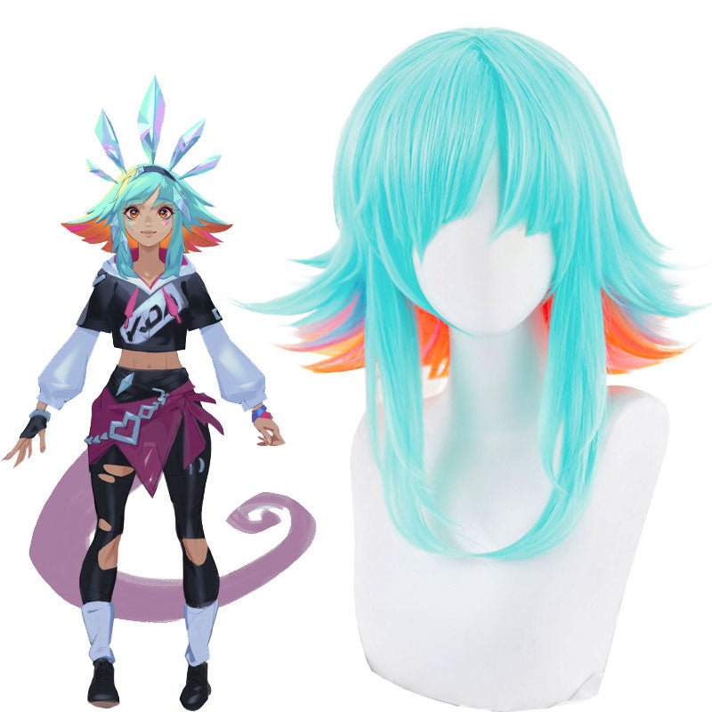 LOL KDA Neeko Cosplay Wig - lemailwigs