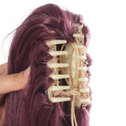 LOL KDA Skin Akali Long Purple Ponytail Cosplay Wigs - lemailwigs