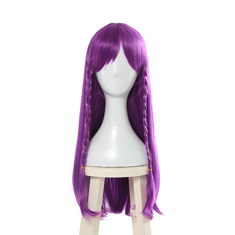 LOL KDA Skin Kaisa Long Straight Purple Cosplay Wigs - lemailwigs
