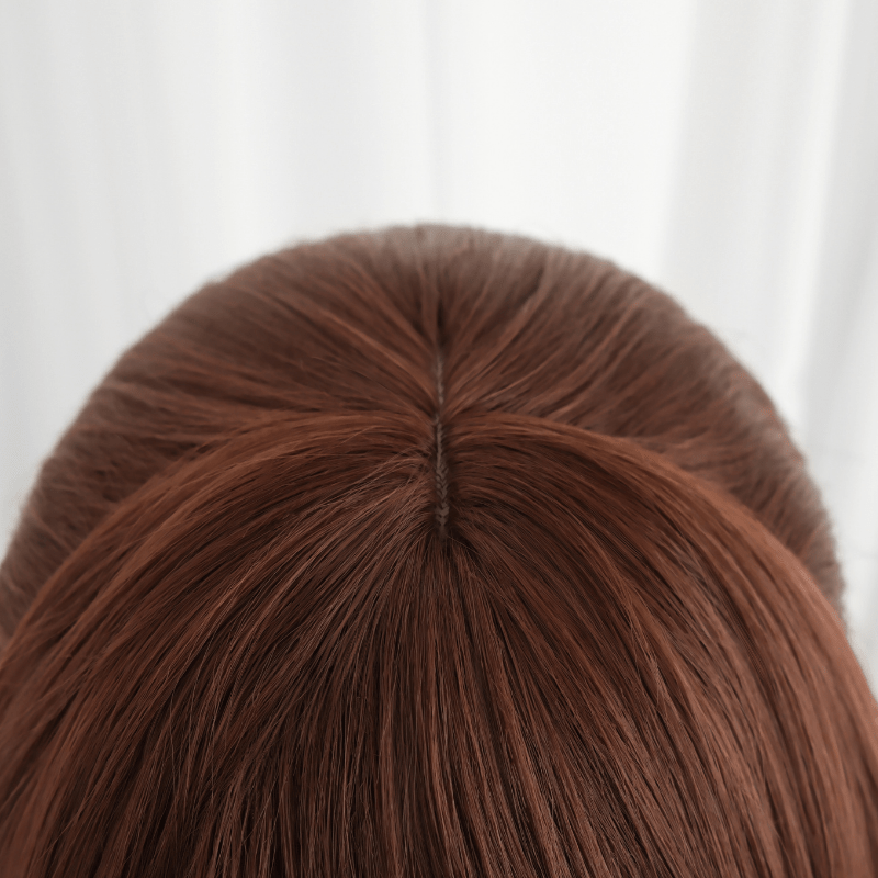 LOL League of Legends Risen Legend Ahri Brown Cosplay Wig - lemailwigs