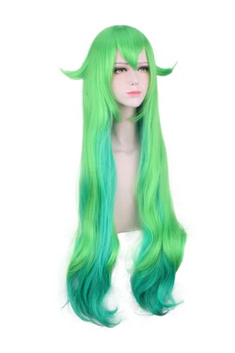 LOL Lulu 80cm Long Curly Mixed Color Cosplay Wig - lemailwigs
