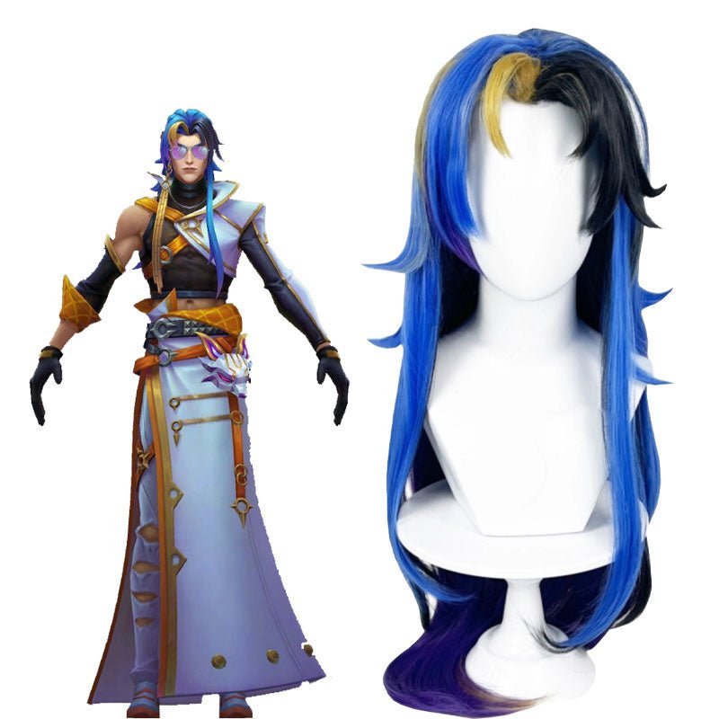 LOL Prestige Heartsteel Yone Cosplay Wig - lemailwigs